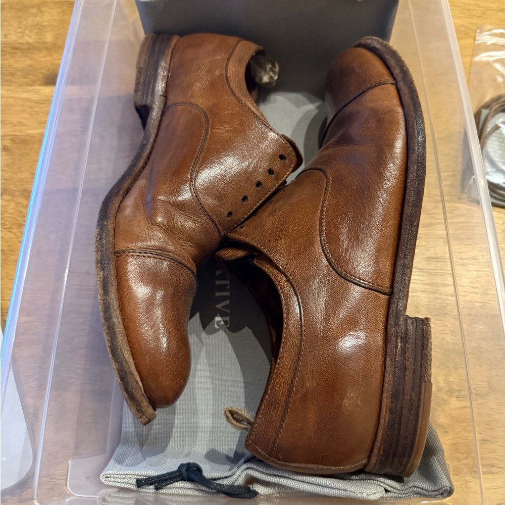 Officine Creative Lexikhon Classic Brown Leather Women’s Shoes